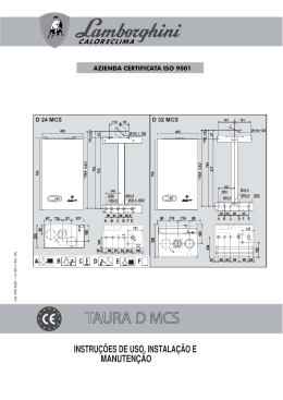 instru&ccedil;&otilde;es de uso, instala&ccedil;&atilde;o e manuten&ccedil;&atilde;o
