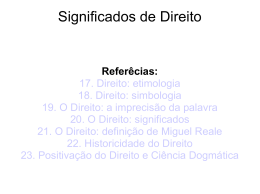 17-23 &ndash; significados de direito