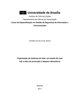 Instituto de Ci&ecirc;ncias Exatas Departamento de Ci&ecirc;ncia da