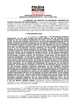 Resposta Recurso Prova Objetiva CFS 2012