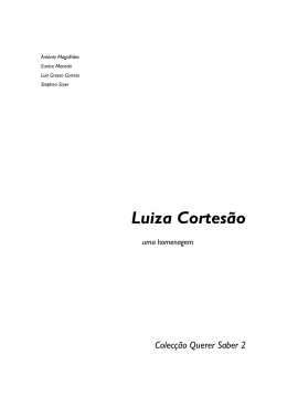 Luiza Cortesão - Uma Homenagem - Instituto Paulo Freire de Portugal