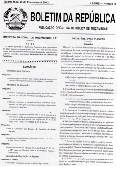 BOLETIM OA REPÚBLICA