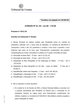 Ac&oacute;rd&atilde;o 81/2003 da 1&ordf; S/SS