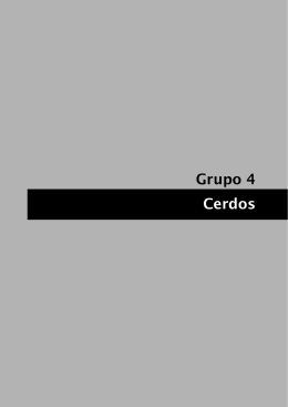 Cerdos Grupo 4 - Asociación Latinoamericana de Producción Animal