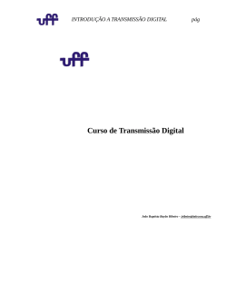 INTRODU&Ccedil;&Atilde;O A TRANSMISS&Atilde;O DIGITAL