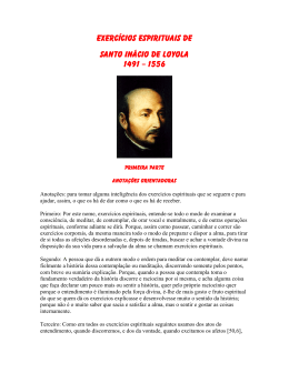 Exerc&iacute;cios Espirituais de - Museu do Homem do Sambaqui