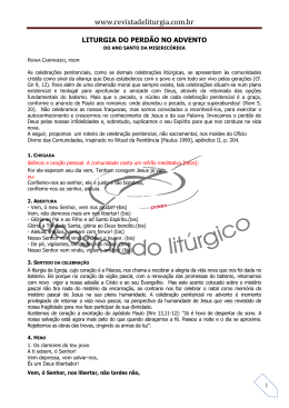 Celebra&ccedil;&atilde;o Penitencial do Advento