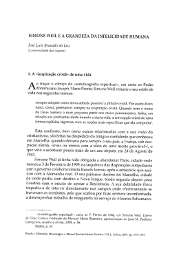 simone weil e a grandeza da infelicidade humana