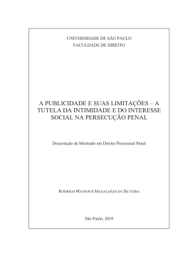 a publicidade e suas limita&ccedil;&otilde;es - Biblioteca Digital de Teses e