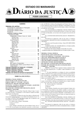 DI&Aacute;RIO DA JUSTI&Ccedil;A