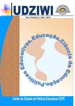 Revista UDZIWI: Ano 1, N&uacute;mero 2, Abril