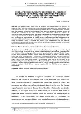 nos bastidores do primeiro congresso brasileiro de escritores