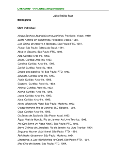 J&uacute;lio Em&iacute;lio Braz Bibliografia Obra individual Nossa Senhora