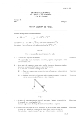 PONTO 25 ENSINO SECUNDÁRIO 12.° ANO _ Via de Ensino (1.0 e