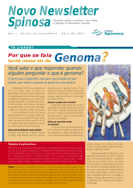 por que se fala tanto nesse tal de genoma?