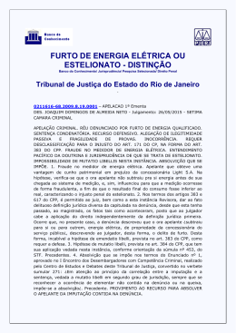 furto de energia elétrica ou estelionato