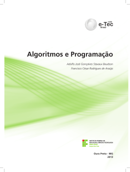 Algoritmos e Programação