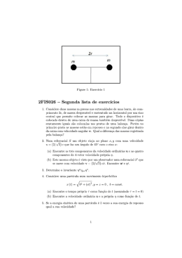 Segunda lista de exercícios