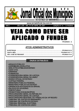 Edi&ccedil;&atilde;o N&ordm;: 014