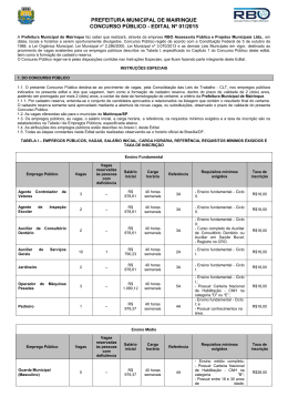 Abertura Edital