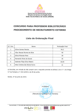 Sede: Escola Básica de Sande (344230)