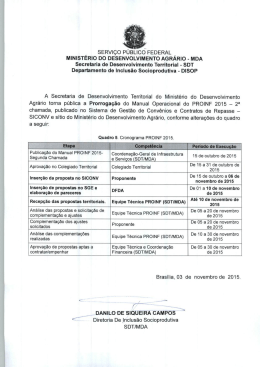 , SERVI&Ccedil;O P&Uacute;BLICO FEDERAL MINISTERIO DO