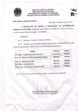 sEer&ccedil;o P&Uacute;BLlco FEDERAL - MINISTERIO DA EDucA&ccedil;Ao