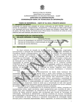 SERVI&Ccedil;O P&Uacute;BLICO FEDERAL MINIST&Eacute;RIO DA FAZENDA
