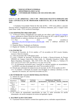 SERVI&Ccedil;O P&Uacute;BLICO FEDERAL MINIST&Eacute;RIO DA