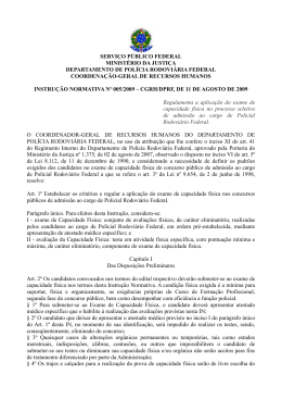 SERVI&Ccedil;O P&Uacute;BLICO FEDERAL MINIST&Eacute;RIO DA