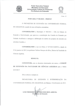 Poder Executivo Federal Minist&eacute;rio da Educa&ccedil;&atilde;o Universidade