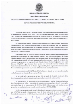 sERvI&Ccedil;o P&Uacute;BLIco FEDERAL MINIST&Eacute;RIO DA cuLTURA INSTITUTO