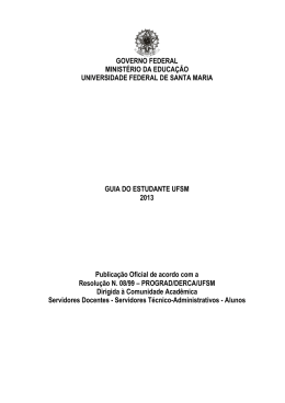 GOVERNO FEDERAL MINIST&Eacute;RIO DA EDUCA&Ccedil;&Atilde;O