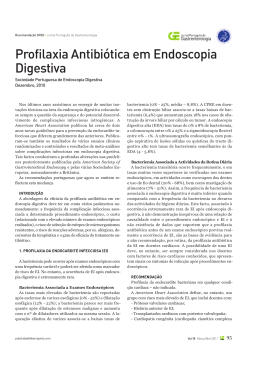 Profilaxia Antibiótica em Endoscopia Digestiva