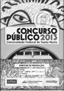 DIRETOR DE PRODU&Ccedil;&Atilde;O