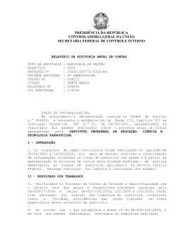 presid&ecirc;ncia da rep&uacute;blica controladoria