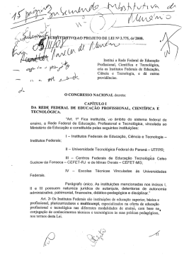 Substitutivo do PL 3.775 aprovado na Câmara, que cria