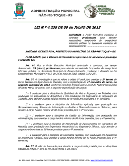 projeto de lei do executivo nº 151/10 de 18/11/2010