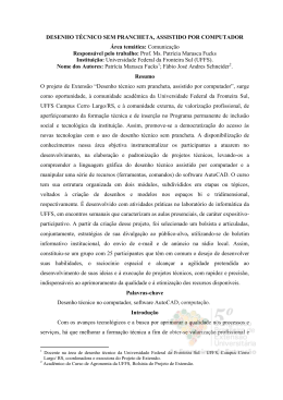desenho t&eacute;cnico sem prancheta, assistido por computador
