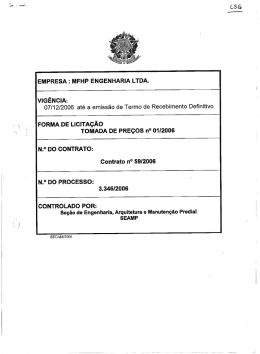 EMPRESA : MFHP ENGENHARIA LTDA.