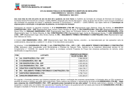 estado da bahia prefeitura municipal de cama&ccedil;ari ata da sess&atilde;o