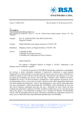 ENGENHARIA LTDA.