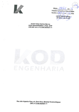 Recurso KOD Engenharia Ltda - Procuradoria da Rep&uacute;blica em