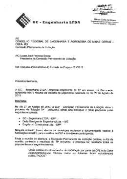 recurso - gc engenharia ltda - Crea