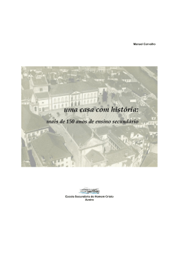 uma casa com hist&oacute;ria - Agrupamento de Escolas de Aveiro