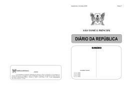 s&atilde;o tom&eacute; e pr&iacute;ncipe di&aacute;rio da rep&uacute;blica