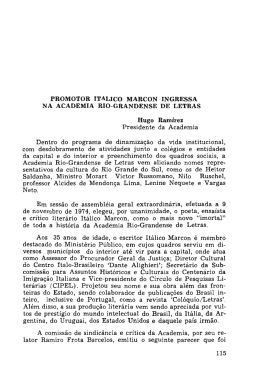Promotor Italico Marcon ingressa na Academia Rio