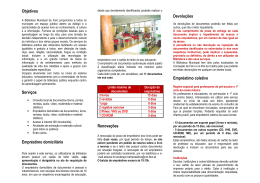Objetivos Servi&ccedil;os Empr&eacute;stimo domicili&aacute;rio Renova&ccedil;&otilde;es
