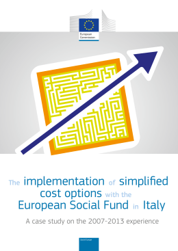 The implementation of simplified cost options with the European