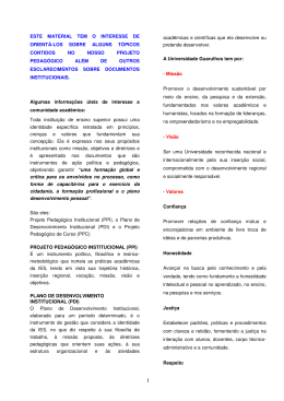este material tem o interesse de orient&aacute;-los sobre alguns